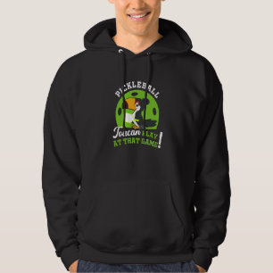 Pickleball Toucan Play At That Game Paddle Racket Hoodie