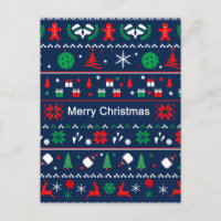 Pickleball🎄 Ugly Sweater Christmas, custom text