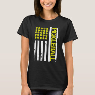 Pickleball USA American Flag 1 T-Shirt