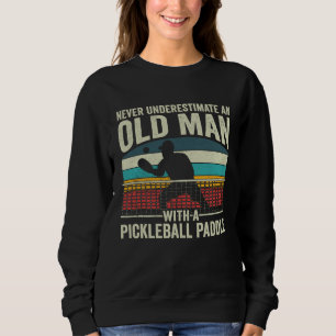 PICKLEBALL Vintage Retro Team Family Pickle Ball 2 Sweatshirt