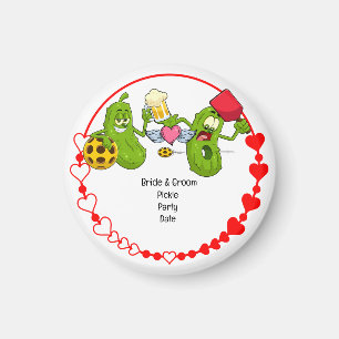 Pickleball Wedding  Magnet