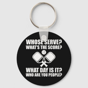 Pickleball Whose Serve Score League Pickleball Key Ring