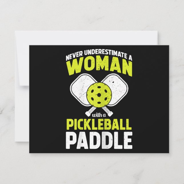 Pickleball Woman Funny Pickleball Player Gift (Front)