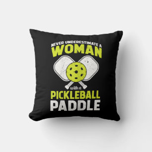 Pickleball Woman Funny Pickleball Player Gift Cushion