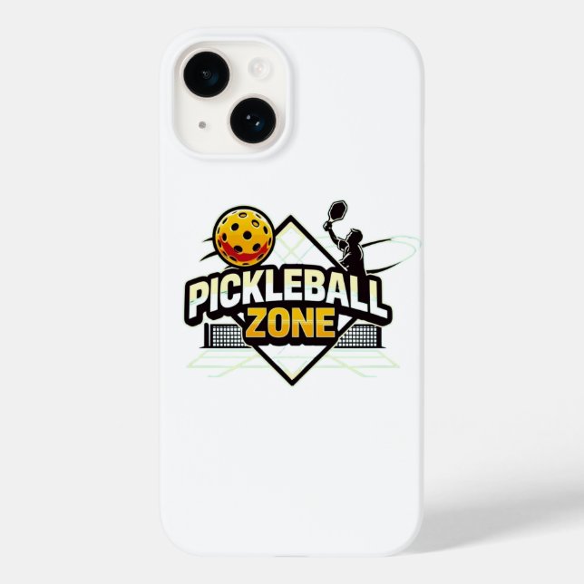 Pickleball Zone - Perfect for Passionate Players Case-Mate iPhone Case (Back)