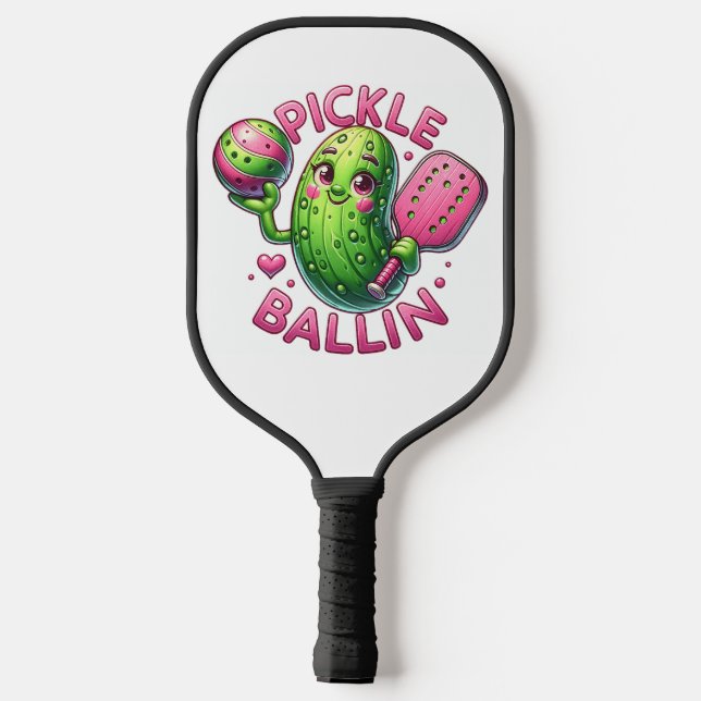 Pickleballin' With Attitude Pickleball Paddle (Back)