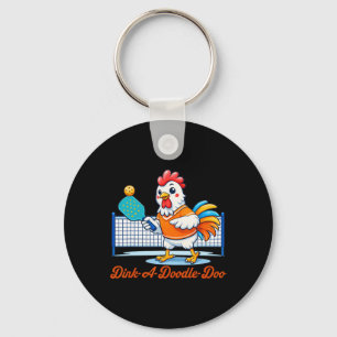 Picklell Lover Chicken Picklell Player Dink A Dood Key Ring