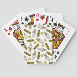 Pickles and Ice Cream Playing Cards