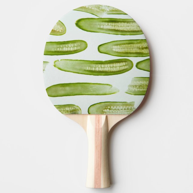 Pickles Green Ping Pong Paddle (Front)