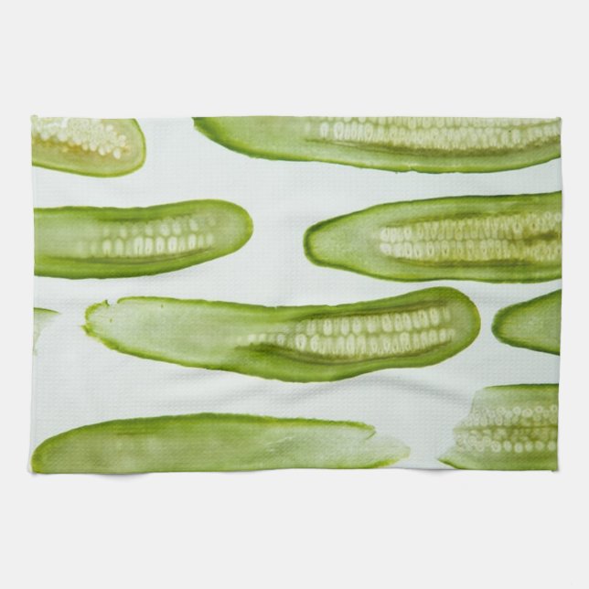 Pickles Green Tea Towel (Horizontal)