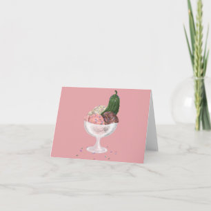 Pickles n Ice Cream Thank You Card