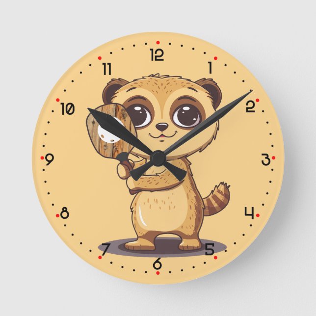 PickleScout Pickleball  Round Clock (Front)