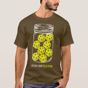 Pickling Season , Funny Pickleball Jar Retirement T-Shirt