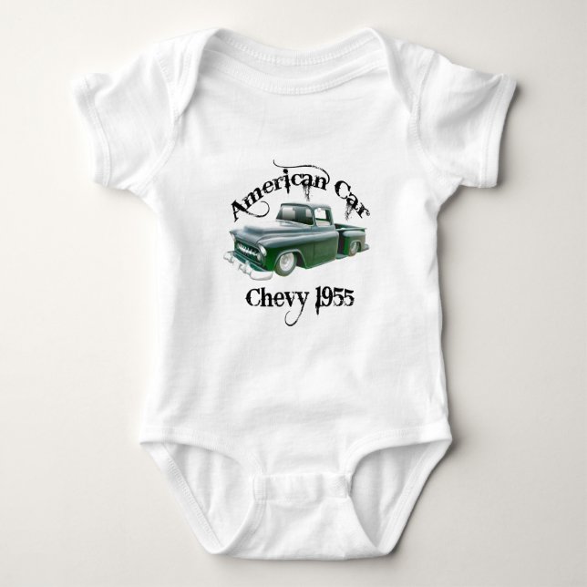 Pickup Chevy Baby Bodysuit (Front)