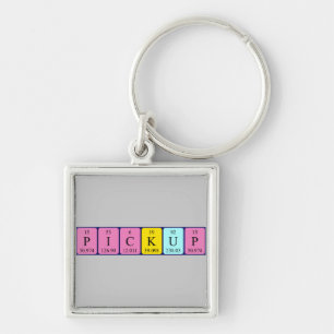 Pickup periodic table keyring