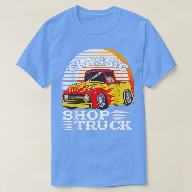 Pickup Truck Customised Classic Shop Truck Citysca T-Shirt (Design Front)