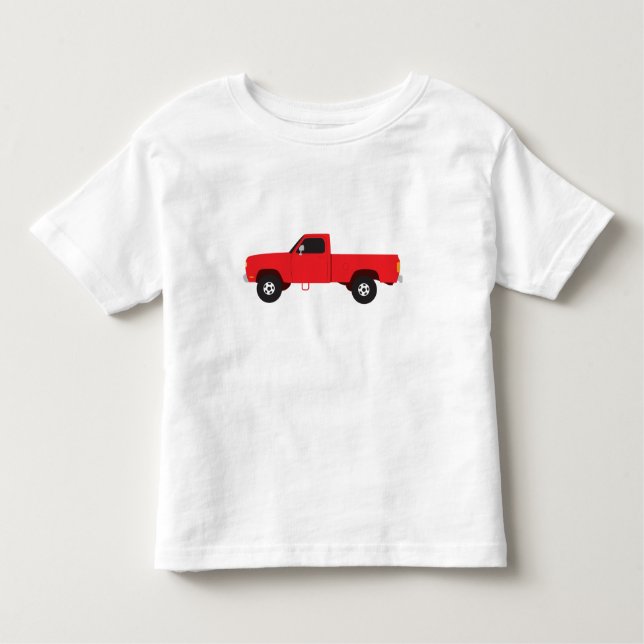 Pickup Truck Transportation Trucks Toddler T-Shirt (Front)