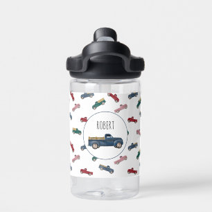 Pickup Trucks Cute Vehicles Car Transportation Boy Water Bottle