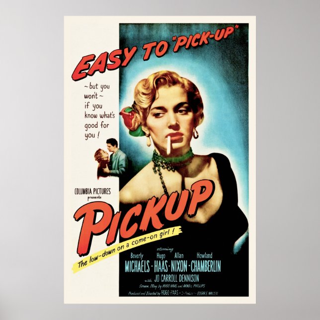 Pickup - Vintage 1951 Film Noir Movie Poster (Front)