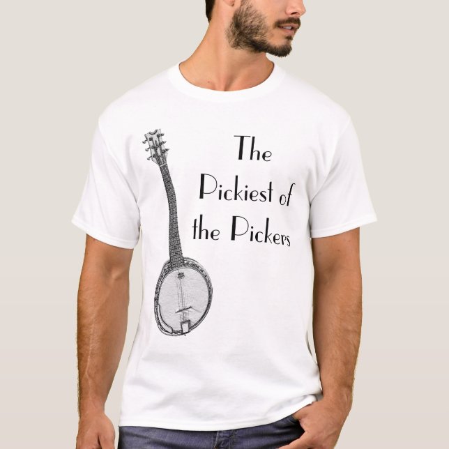 Picky Banjo Player T-Shirt (Front)