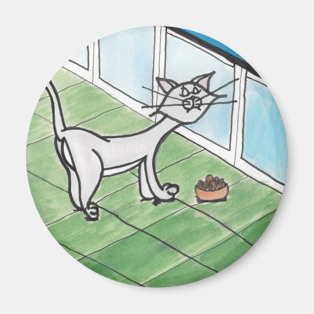 Picky Kitty Magnet (Front)
