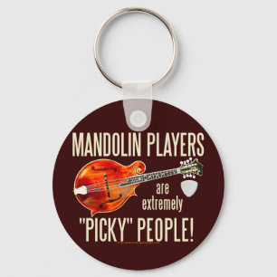 Picky Mandolinists Key Ring
