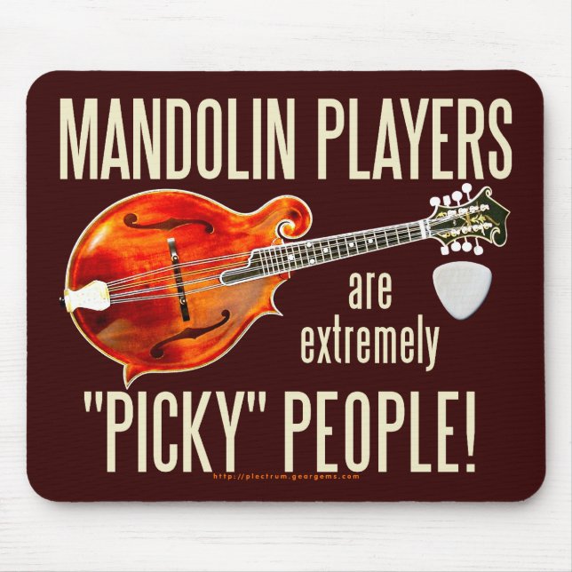 Picky Mandolinists Mouse Pad (Front)
