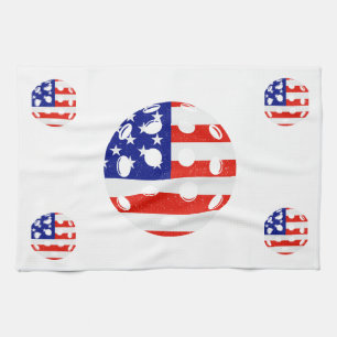 piclleball USA Tea Towel