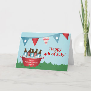 Picnic 4th of July Greeting Card