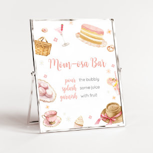 Picnic Baby Brunch Baby Shower Mum Osa Bar Poster