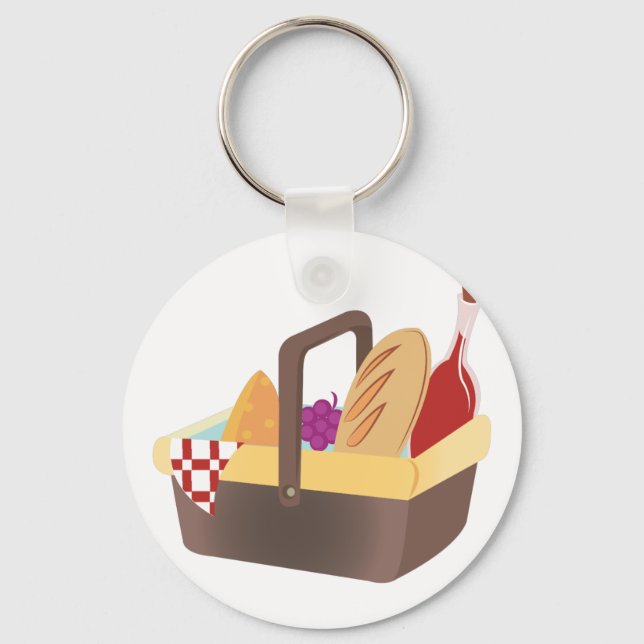 Picnic Basket Key Ring (Front)