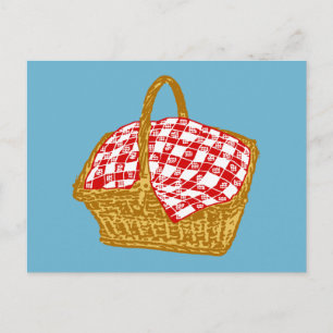 Picnic Basket Postcard