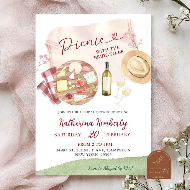 Picnic Bridal Shower Invitation (Creator Uploaded)