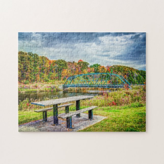 Picnic by the Pond Puzzle (Horizontal)