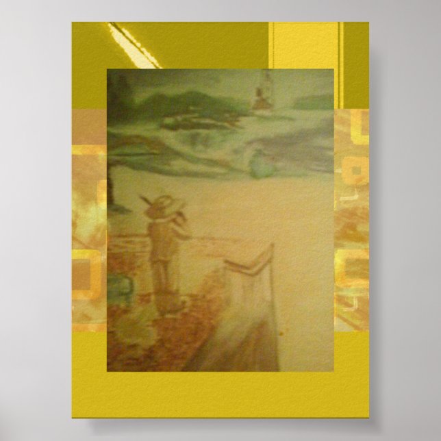 Picnic by the Seashore Concert Geometric Poster (Front)