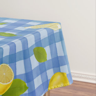 Picnic Citrus Mediterranean Pattern Tablecloth
