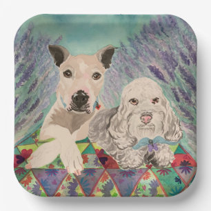 Picnic Dogs Paper Plate