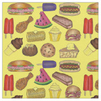 Picnic Food Hot Dog Watermelon Steak Corn Cookout