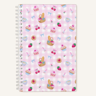 Picnic Gingham Pink Notebook