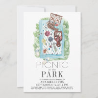 Picnic in the Park Watercolor Birthday