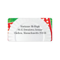 Picnic Outing Party BBQ Shipping Address Labels