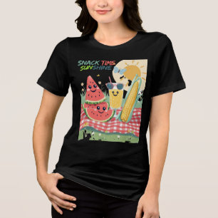 Picnic Pals – Summer Snack Squad Tri-Blend Shirt