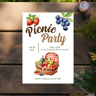 Picnic Party Invitation
