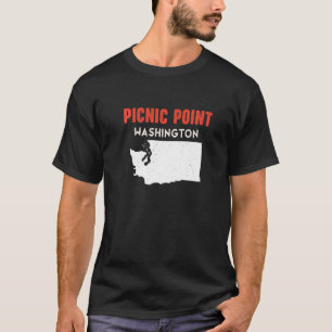 Picnic Point Washington USA State America Travel W T-Shirt