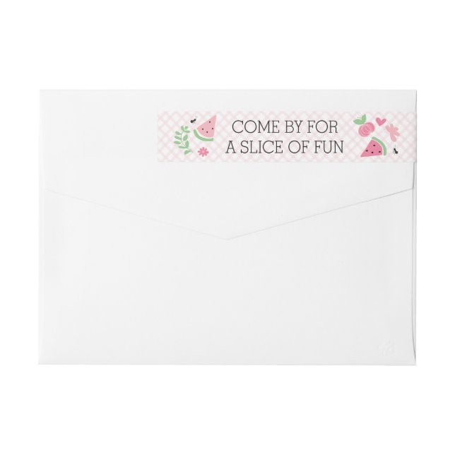 Picnic | Return Address Wrap Around Label (Back)