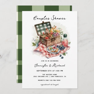 Picnic    Rustic Couples Shower Invitation