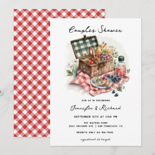 Picnic    Rustic Couples Shower Invitation