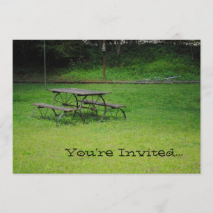 Picnic Table Invitations