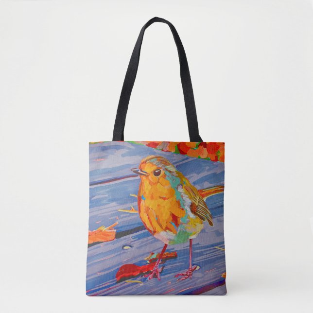 Picnic Table Robin Tote Bag (Front)
