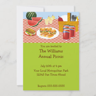 Picnic Time Invitation